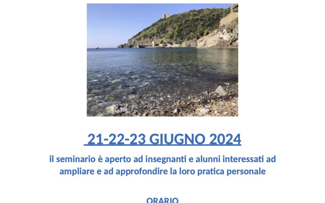 21 – 22 – 23 giugno 2024  – Quercianella